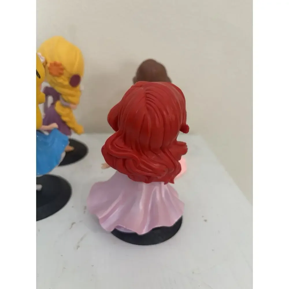 Disney Characters Firgues Lot Of 4 Alice, Ariel, Rapunzel and Belle